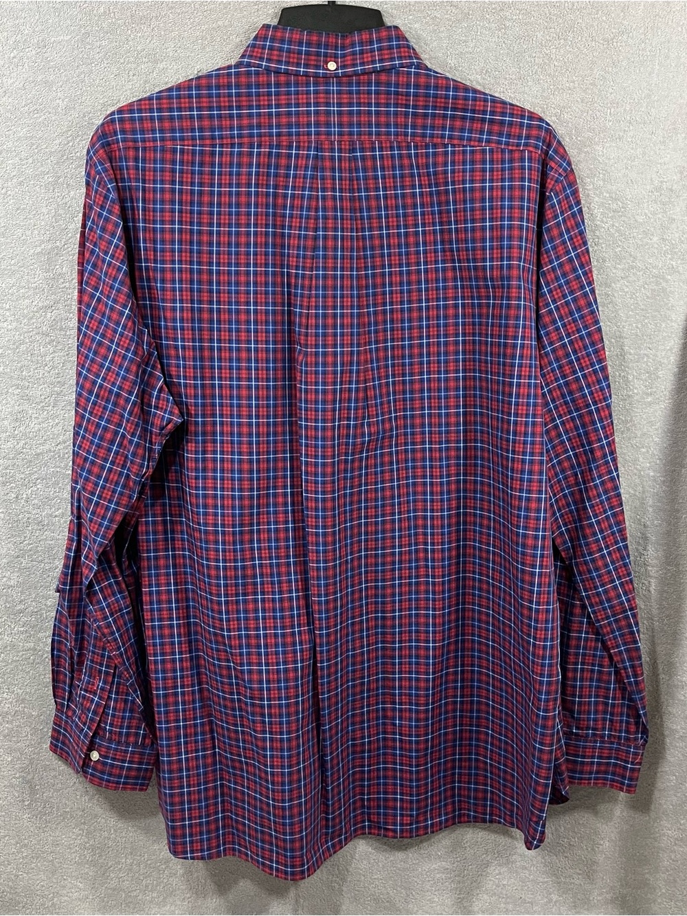 Polo Ralph Lauren Shirt Long Sleeve Button Up Mens XL red Plaid Cotton Stretch - Picture 3 of 5